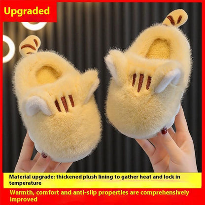 Kawaii Kitten Themed Cotton Slippers 🐾 - Anilovers