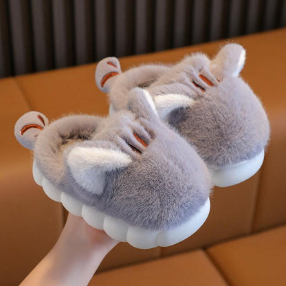 Kawaii Kitten Themed Cotton Slippers 🐾 - Anilovers