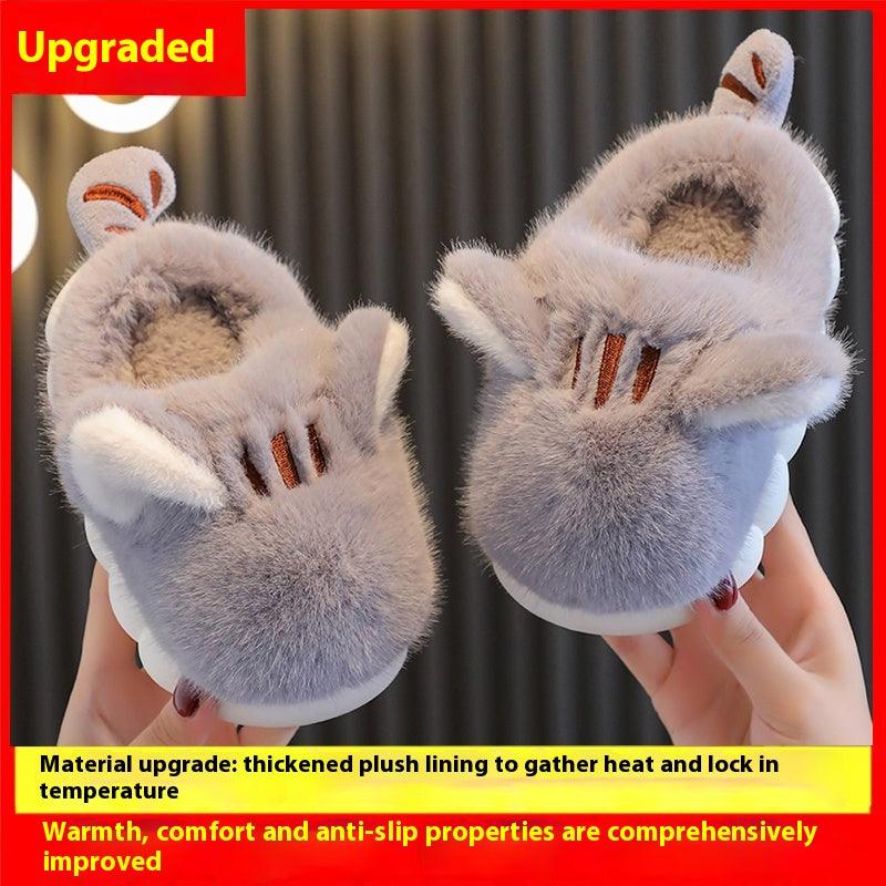 Kawaii Kitten Themed Cotton Slippers 🐾 - Anilovers