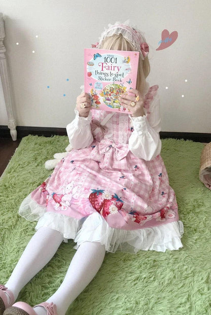 Japanese Lolita Strawberry Dress - Anilovers