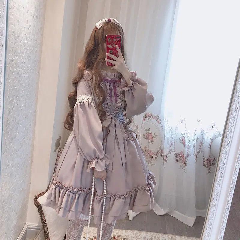 Japanese Lolita Dress - Alice In Wondeland Style - Anilovers