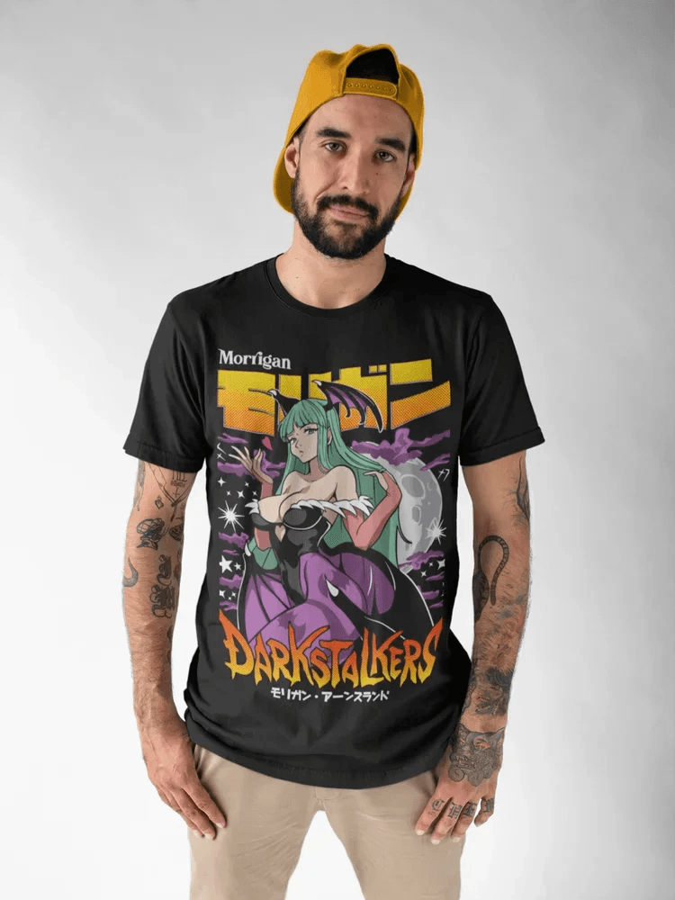 Morrigan Aensland T-shirt Darkstalkers - Anilovers