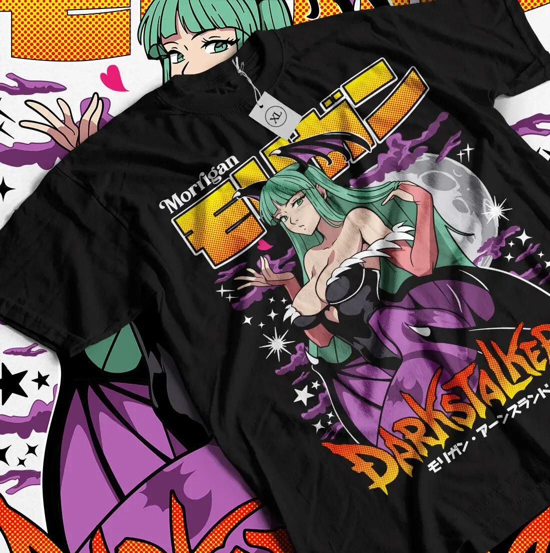 Morrigan Aensland T-shirt Darkstalkers - Anilovers