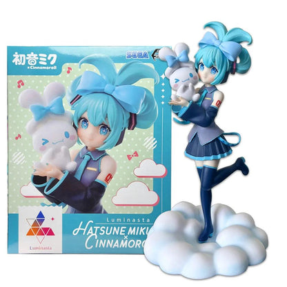 Hatsune Miku X Cinnamoroll Figure 17CM - Anilovers