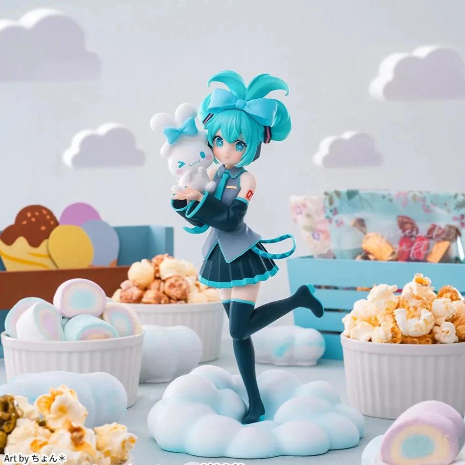 Hatsune Miku X Cinnamoroll Figure 17CM - Anilovers