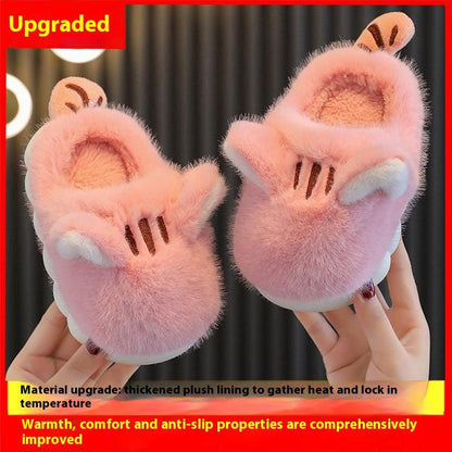 Kawaii Kitten Themed Cotton Slippers 🐾 - Anilovers