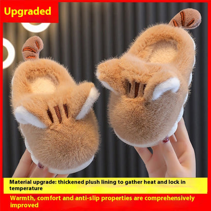 Kawaii Kitten Themed Cotton Slippers 🐾 - Anilovers